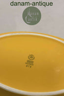 Royal Copenhagen Ursula oval Tallerken i Gul No 073