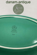 Royal Copenhagen Ursula Ovaler Teller in Dunkelgrün Nr. 085