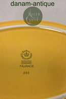Royal Copenhagen Ursula oval Tallerken i Gul No 085