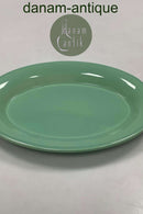 Royal Copenhagen Ursula oval Tallerken i Lysegrøn No. 085