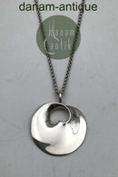 乔治-延森纯银吊坠 "隐秘的心 "薇薇安娜-托伦-布洛-胡贝（1997年）