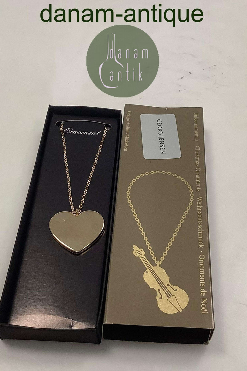 Georg Jensen Ornament Forgyldt Hjerte 1990