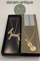 Georg Jensen Ornament Forgyldt Julebuk 1993