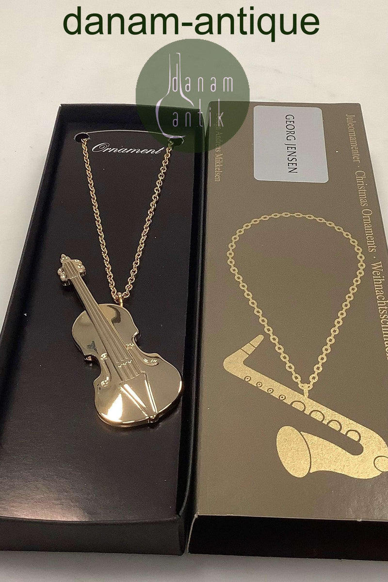 Georg Jensen Ornament Forgyldt Violin 1995
