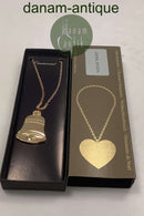 Georg Jensen Ornament Goldplattierte Glocke 1994