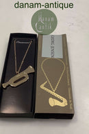 Georg Jensen Ornament Goldplattierte Trompete 1991