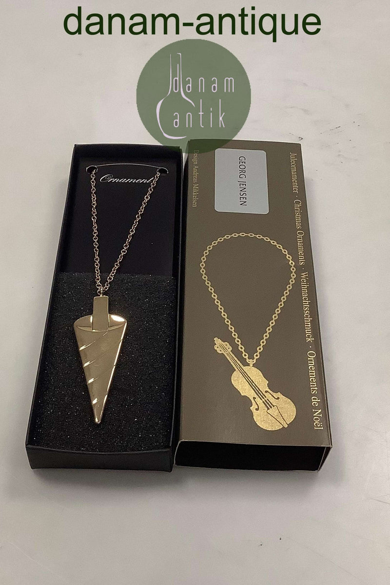 Georg Jensen Ormament Forgyldt Kræmmerhus 1995