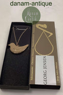 Georg Jensen Ornament Forgyldt Fugl 1991