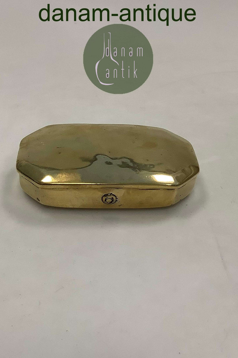 Antik Snus Boks i Messing