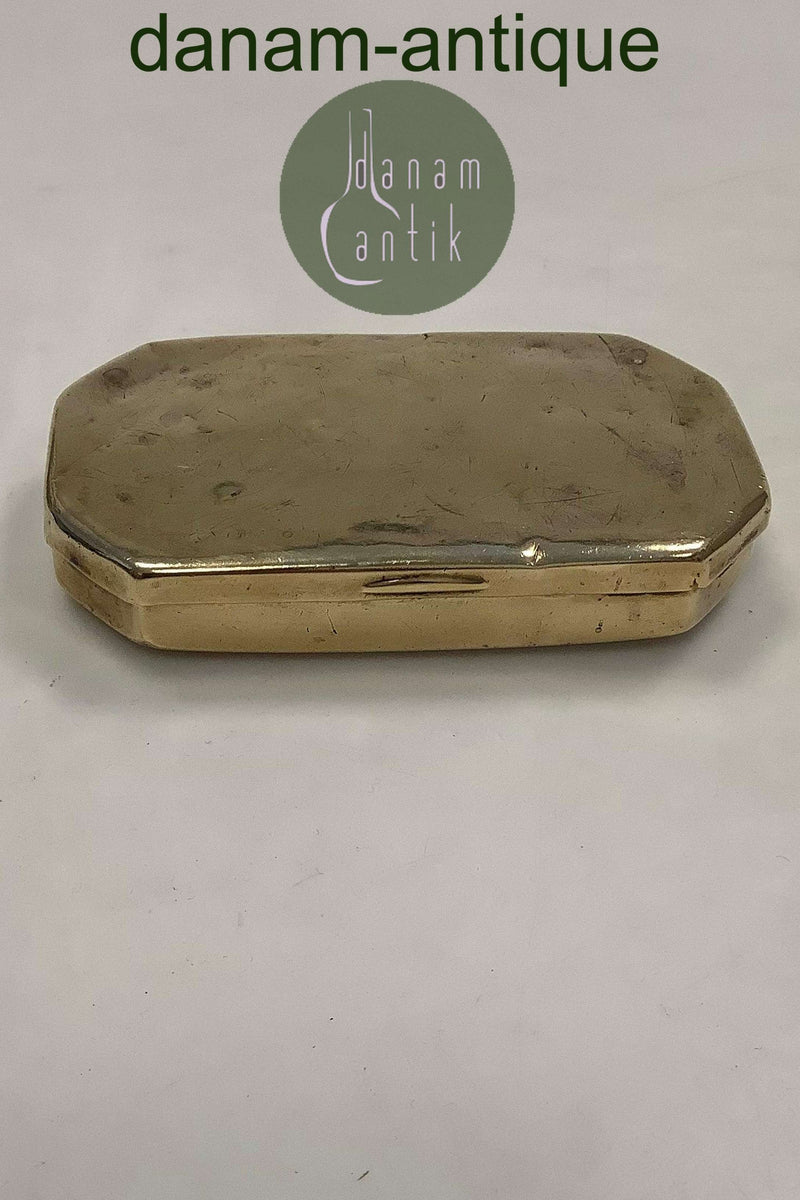 Antik Snus Boks i Messing