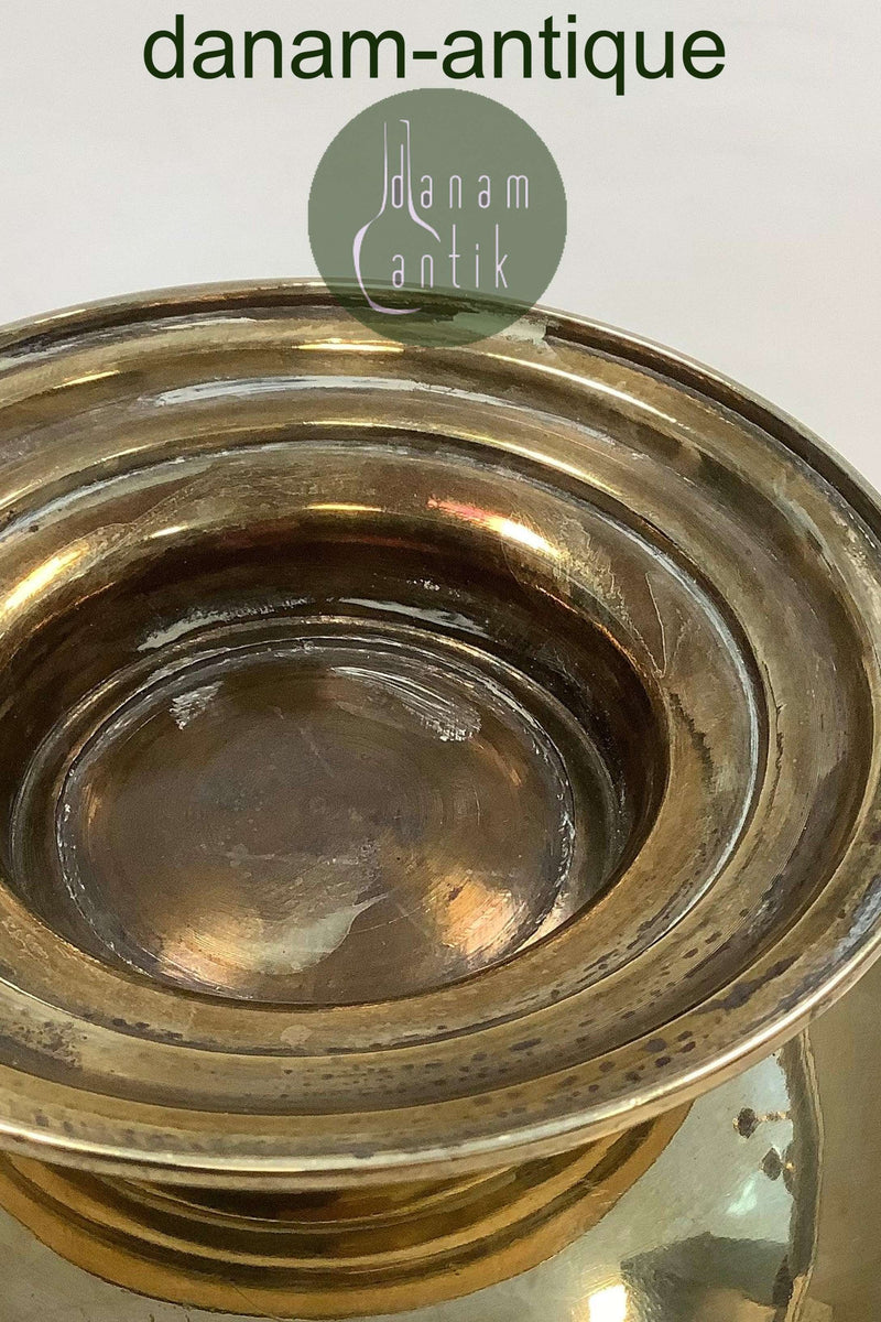 Flot Russisk Messing Skål