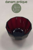 Rubinrote Glas-Zuckerdose Dänisch