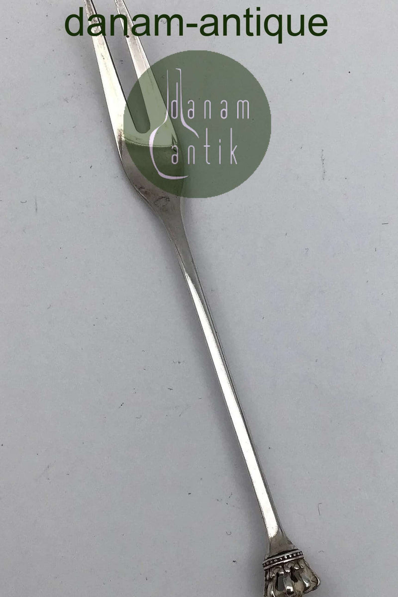 Dansk Krone DGS Sterling Sølv Citrongaffel