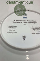 Royal Copenhagen Platte Københavnske Prospekter Kastellet No 5 Mads Stage 1977