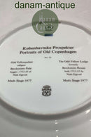 Royal Copenhagen Platte Københavnske Prospekter Odd Fellow Palæet No 10