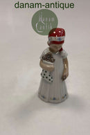 Royal Copenhagen Figur Else mit Weihnachtsmütze und Weihnachtssocke Nr. 093