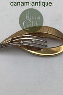 Viggo Wollny Brosche aus 14 K Gold mit Diamanten