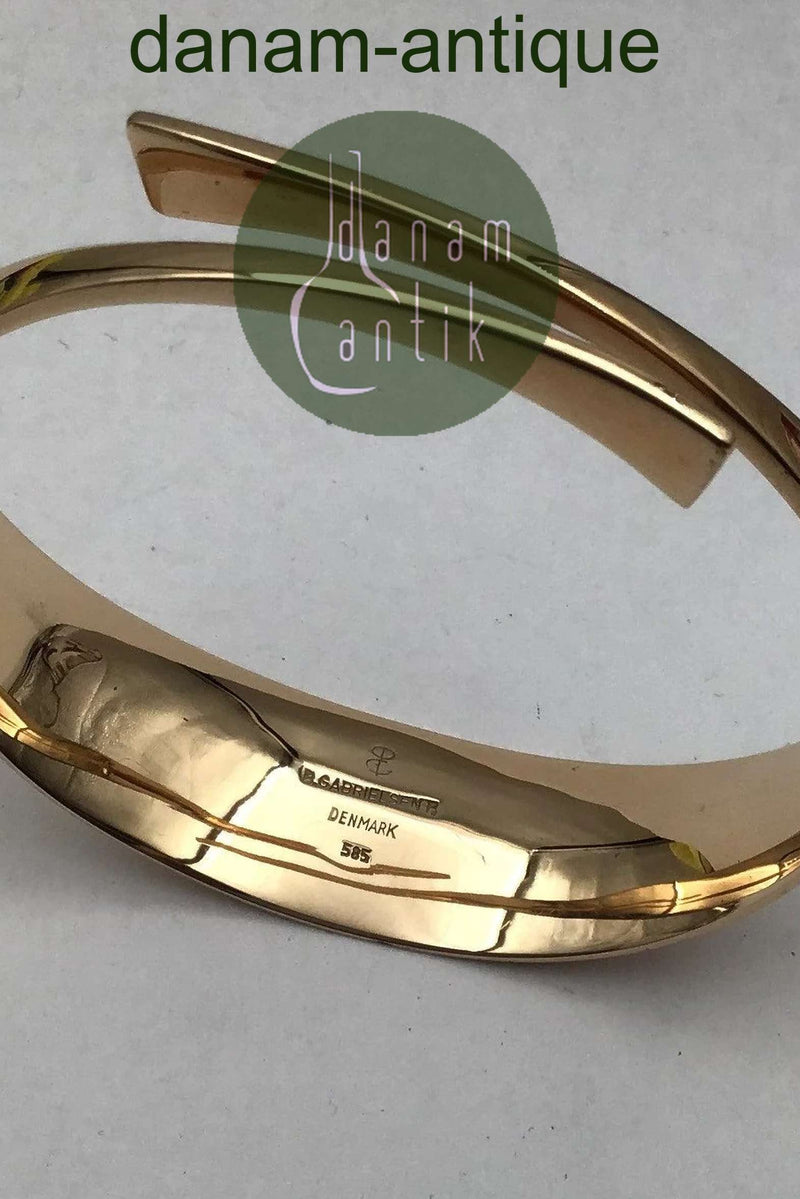 Bent Gabrielsen 14K Guld Moderne Armring