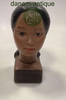 Burma Pige Carlsen, Poul Hauch (1921 - 2006) Danmark i bemalet Gips Buste