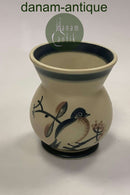 Royal Copenhagen Vase i Mat Jern Glasur med Fugl No 10 / 33