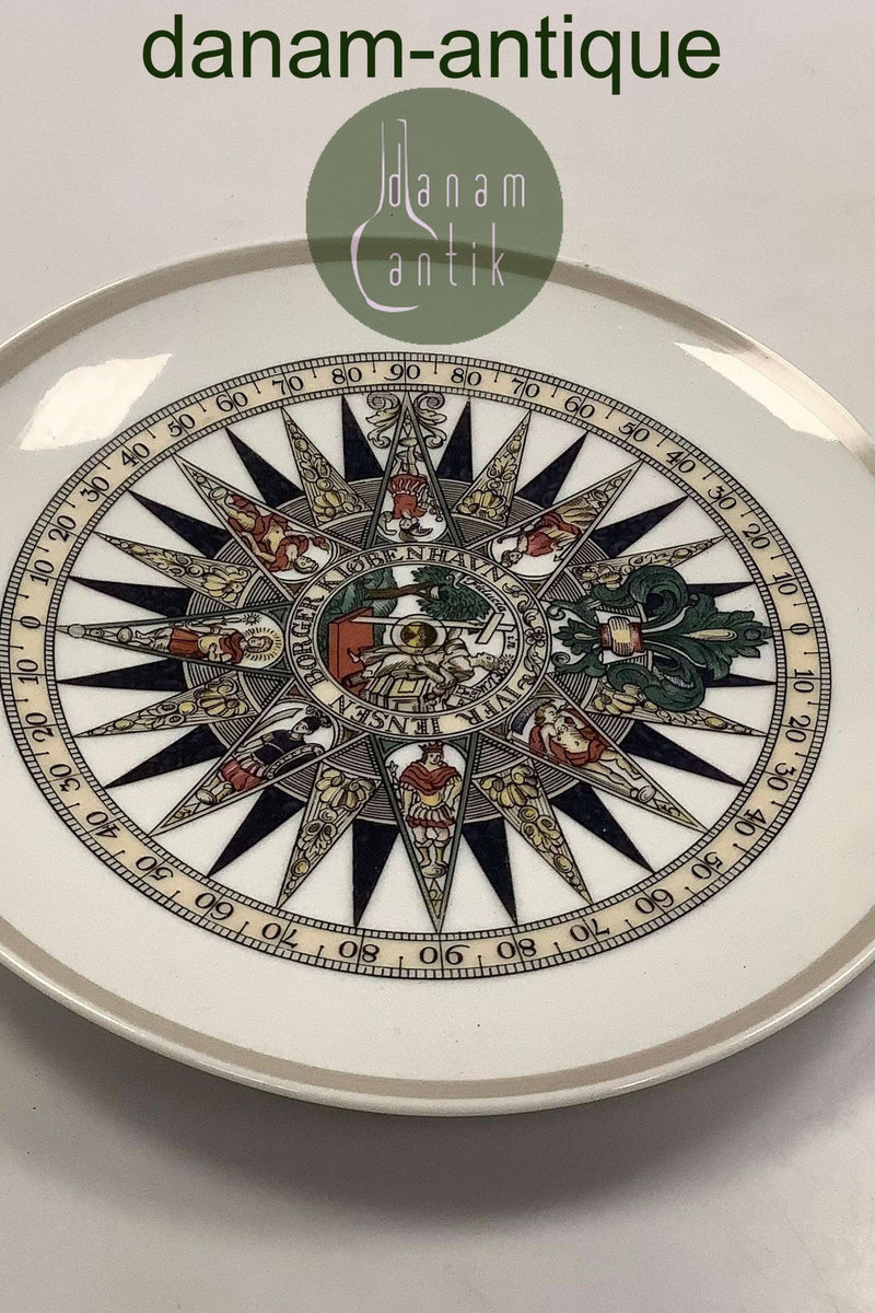 Royal Copenhagen Kompas Platte fra 1974