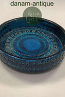 Italy Large Modern Earthenware / Stoneware Bowl in Blue