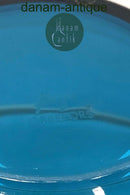 Orrefors Fuga Rund Glas Skål i blå Sverige