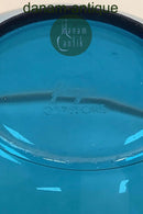 Orrefors Fuga Rund Glas Skål i blå Sverige