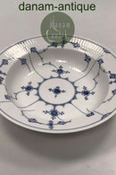 Antik Royal Copenhagen Musselmalet Riflet Dybtallerken