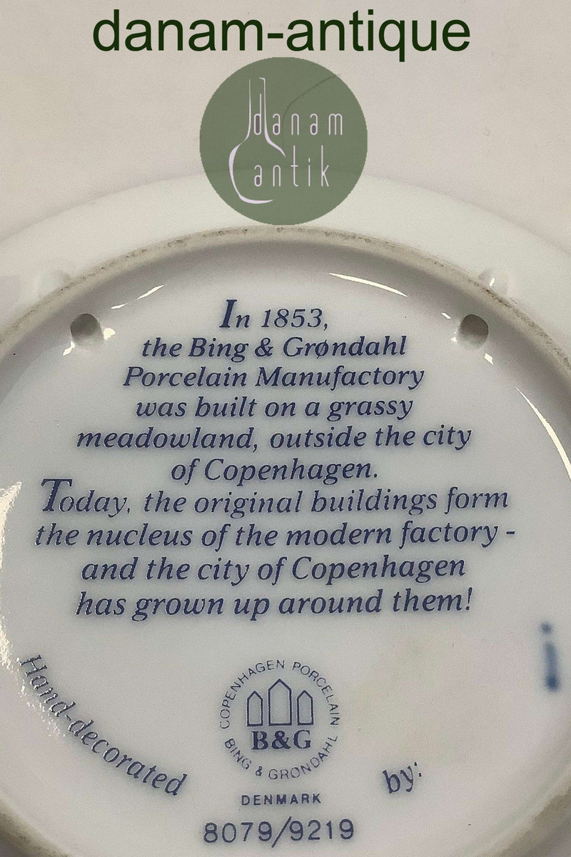 Bing and Grondahl Anniversary plate for the factory since 1853