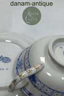 Herend Ungarn Thekop med underkop i Blå overglasur