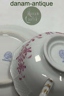 Herend Ungarn Thekop med underkop i rød overglasur