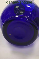 美丽的蓝色Holmegaard水壶丹麦