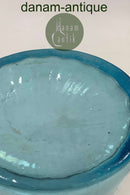 Hyazinthenglas in Türkisblau von Fyns Glasværk