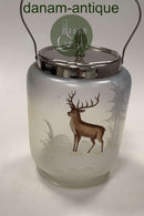 有鹿图案的饼干桶