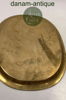 Georg Jensen Super Ellipse Tablett aus Messing von Piet Hein 32,1 cm x 24,6 cm