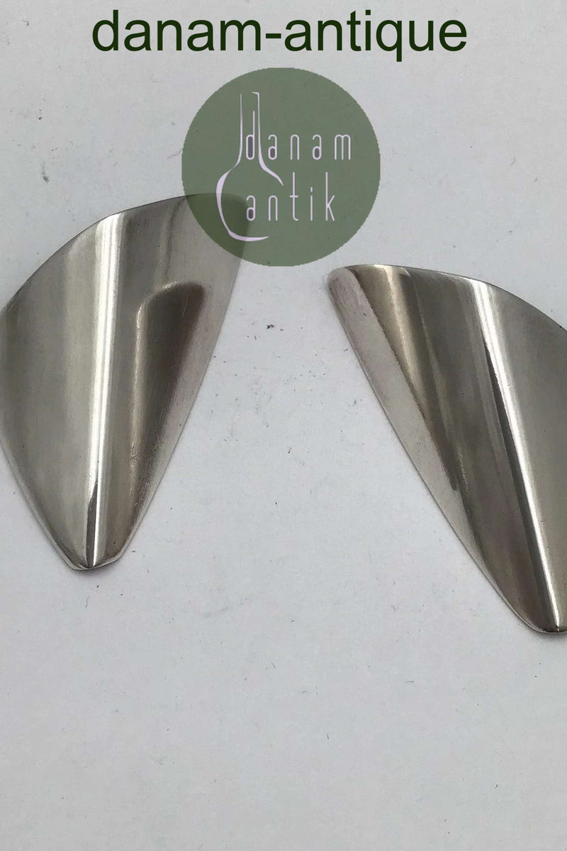 Hans Hansen Sterling Sølv Moderne Øreringe (Clips)