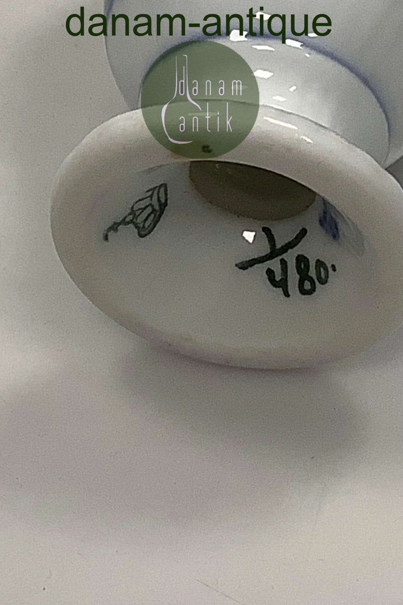 Royal Copenhagen Musselmalet Riflet Saltbøsse No. 480