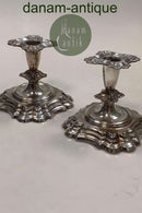 Par Sølvplet Lysestager