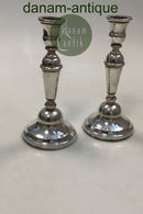 Par Sølvplet Lysestager
