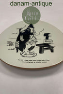 Knabstrup Platte med Storm P. Motiv og Vers