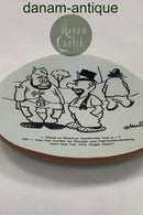 Knabstrup Platte med Storm P. Motiv og Vers