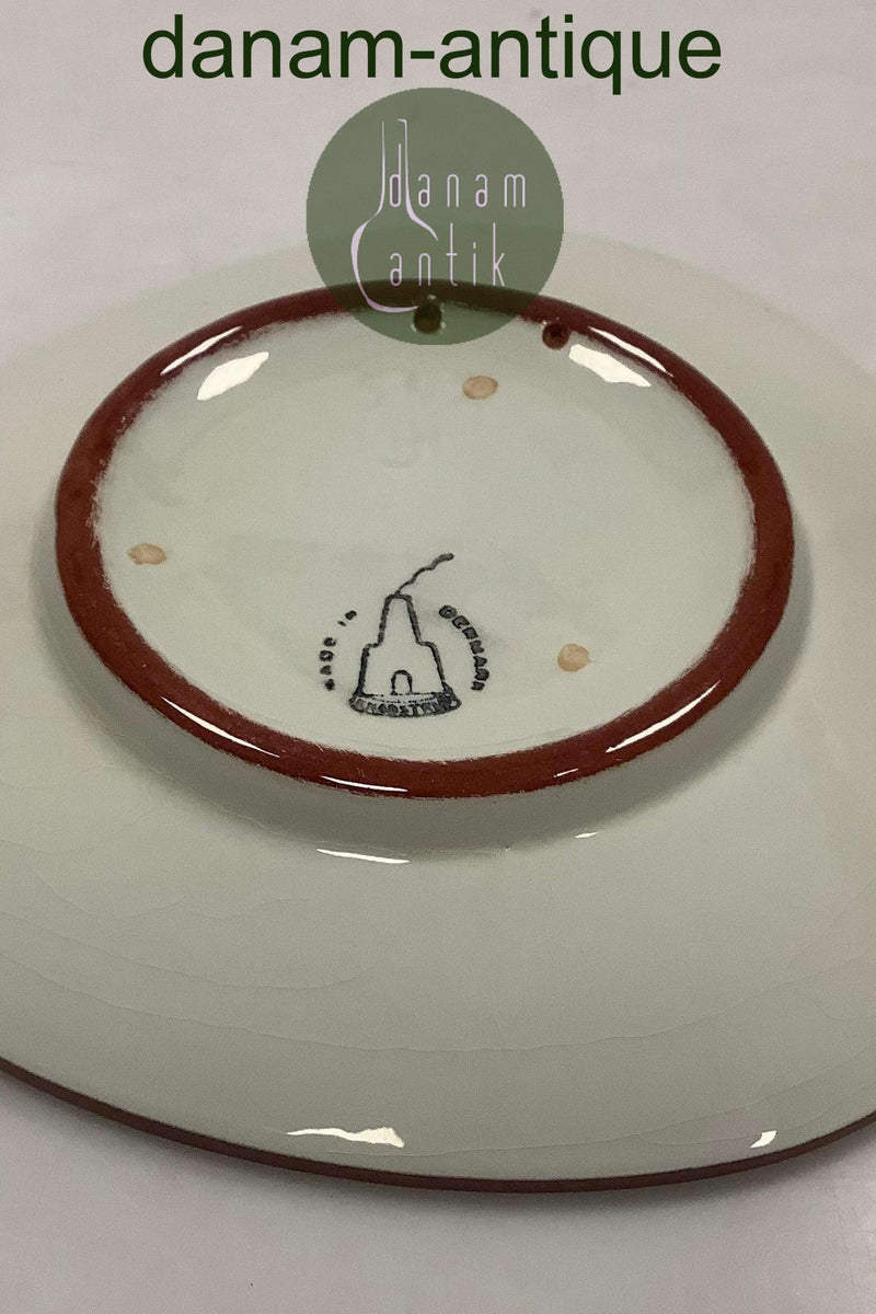 Knabstrup Platte med Storm P. Motiv og Vers