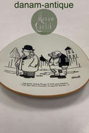 Knabstrup Platte med Storm P. Motiv og Vers