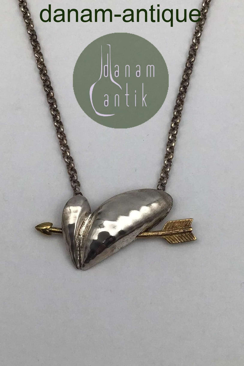 Georg Jensen Sterling Sølv/Guld Vedhæng 2003 Isabell Kristensen