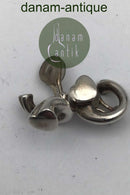 Georg Jensen Sterling Sølv Hjerte Øreringe (Clips) 2002 - Regitze Overgaard