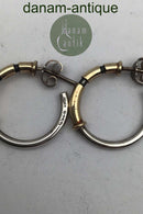 Georg Jensen / Hans Hansen Sterling Silber / Gold Ohrringe