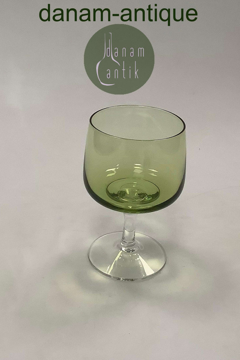 Mandalay Grøn Hvidvinsglas, Lav Kumme. Holmegaard