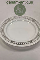 Bing and Grondahl Haga White Pierced Edge Lunch Plate No 618