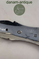 Dutch Silver Serving Spade openwork from 1896